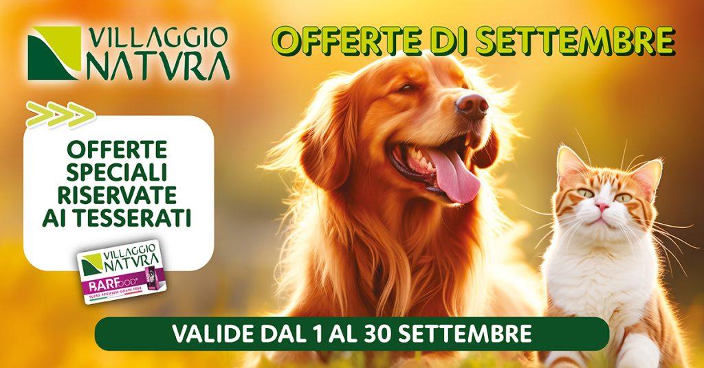 promo tesserati settembre punti vendita villaggio natura
